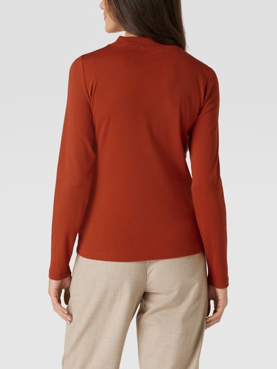 Montego Longsleeve mit Stehkragen Cognac 5