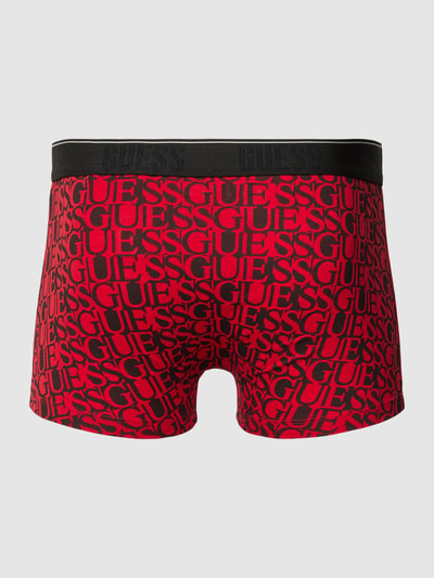 GUESS Trunks mit elastischem Logo-Bund im 3er-Pack Modell 'JOE' Rot 3