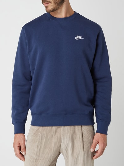 Nike Sweatshirt met labelstitching Marineblauw - 4