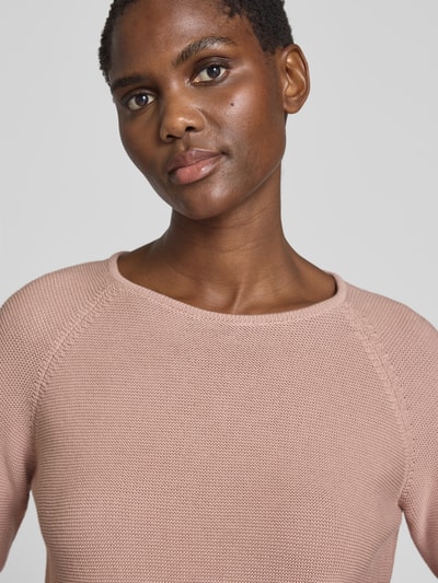 Weekend Max Mara Strickpullover mit Rundhalsausschnitt Modell 'ADDOTTO' Hellrosa 3