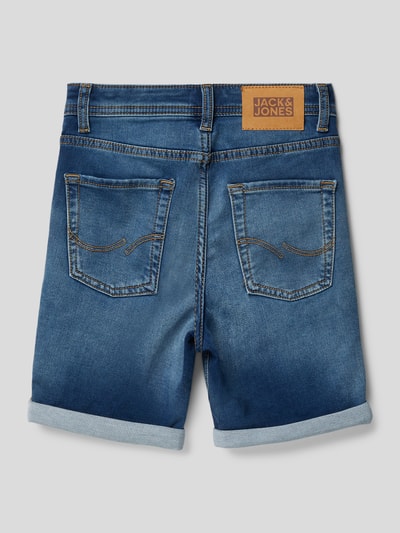 Jack & Jones Korte regular fit jeans in 5-pocketmodel, model 'RICK' Blauw - 3