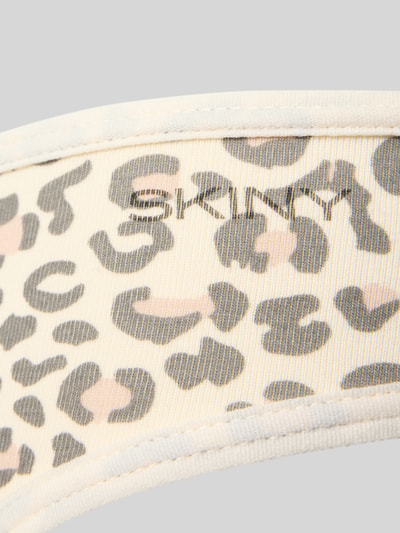 Produktfoto, Slim Fit Slips mit Logo-Print im 3er-Pack von Skiny, mieszanka bawełny, krój slim fit, nadruk z logo, zestaw 3 szt., damki, kremowe tło z cętkowanym wzorem