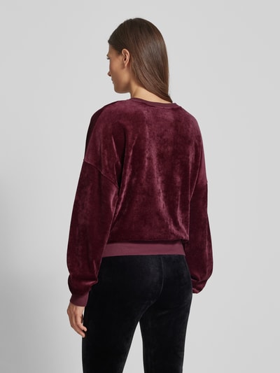 Armedangels Oversized Sweatshirt mit gerippten Abschlüssen Modell 'LEDIANAA' Bordeaux 5