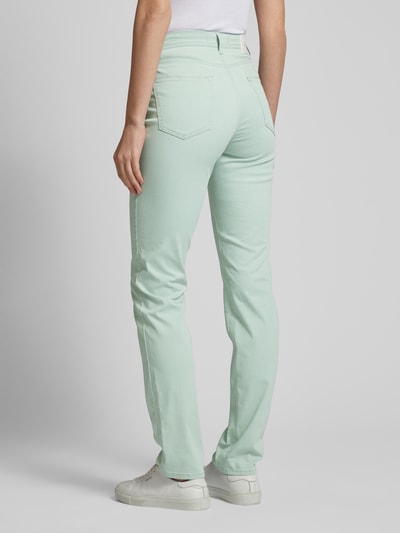 Brax Regular Fit Jeans im unifarbenen Design Modell 'STYLE.MARY' Mint 5