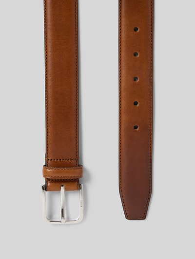 BOSS Riem van echt runderleer, model 'MADISON-B1_VLST_SZ35' Cognac - 3