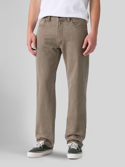 Levi's® Jeansy o kroju relaxed fit z czystej bawełny, 5 kieszeni Czarny 4
