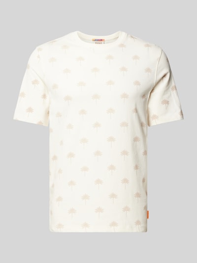 Scotch & Soda T-Shirt mit Allover-Muster Offwhite 2