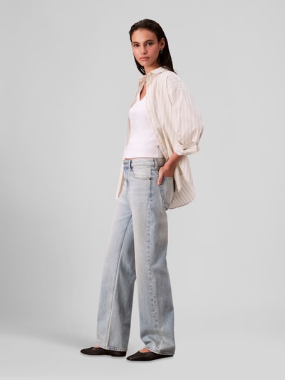 Calvin Klein Jeans Jeansy o kroju straight fit z czystej bawełny Jasnoniebieski 1