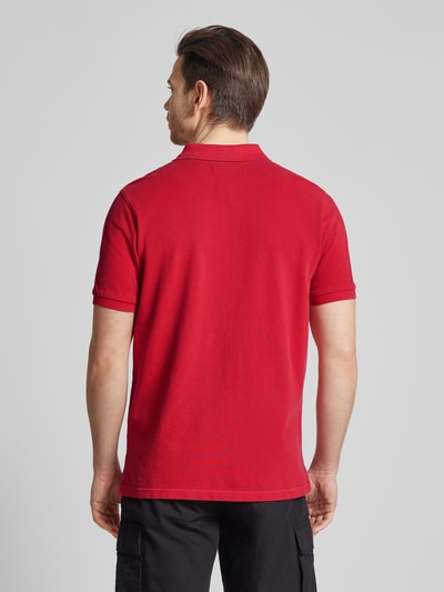 Marc O'Polo Poloshirt mit Label-Detail Rot 5