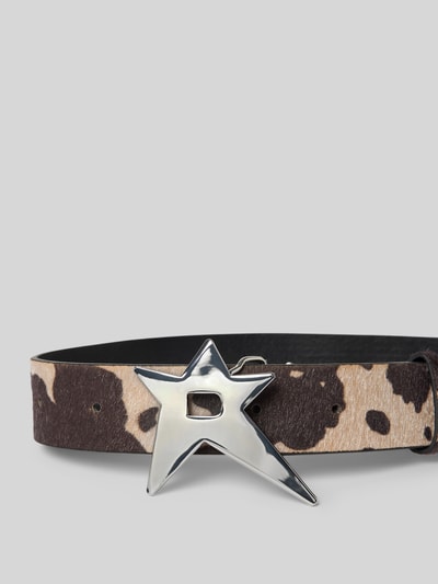 Review Riem met dierenprint Taupe - 2