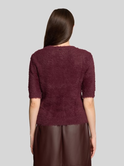 ROBE LÉGÈRE Regular fit pullover van katoenmix Bordeaux - 5