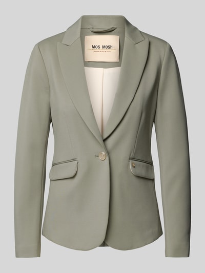 MOS MOSH Blazer mit Label-Applikation Modell 'BLAKE VIENNA' Oliv 2