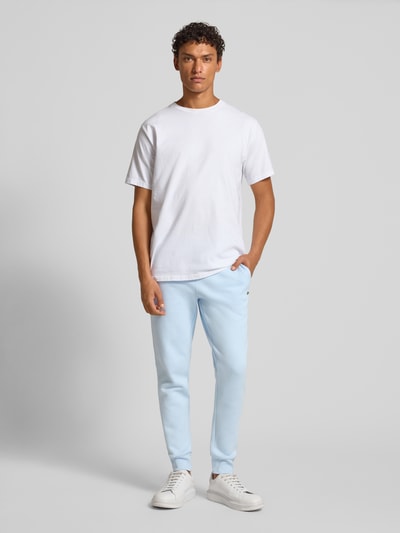 Lacoste Regular Fit Sweatpants aus Baumwoll-Mix Hellblau 1