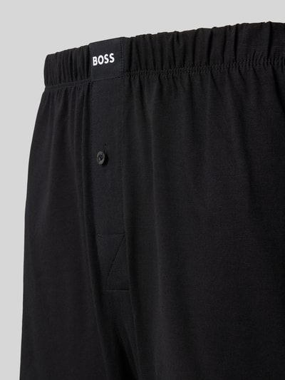 BOSS Bokserki o kroju regular fit z mieszanki bawełny w zestawie 2 szt. Czarny 2