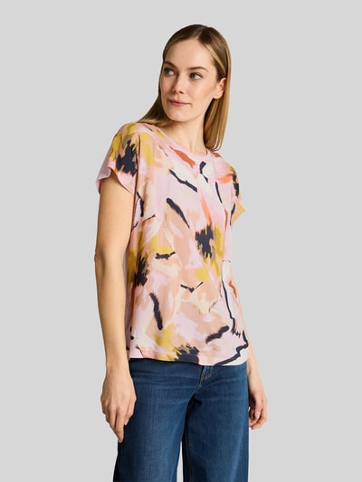 Tom Tailor Relaxed Fit T-Shirt aus Viskose Rot 4