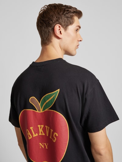 BLKVIS T-Shirt mit Label-Print Black 3