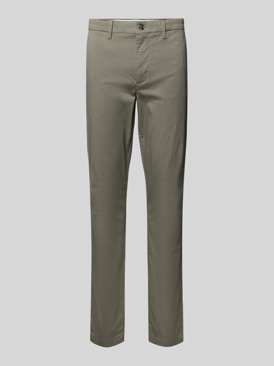 Tommy Hilfiger Slim Fit Chino aus Baumwoll-Mix Mittelgrau 2