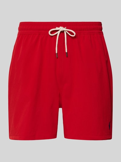 Polo Ralph Lauren Underwear Zwembroek met elastische band en labelstitching Rood - 1