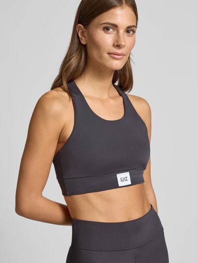 EA7 Emporio Armani Sportbeha met ronde hals Donkergrijs - 3