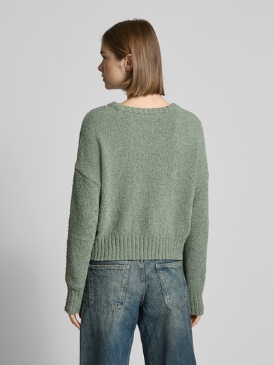 Only Loose Fit Strickpullover mit weichem Garn Modell 'TERESA' Schilf 5