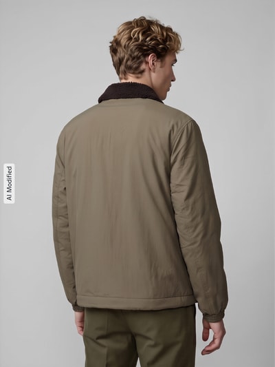 ONLY & SONS Bomberjacke mit Teddykragen Oliv 5