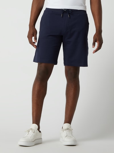 Guess Slim fit sweatshorts met stretch Donkerblauw - 4