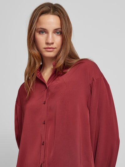 B.Young Regular fit overhemdblouse met overhemdkraag, model 'Idona' Bordeaux - 3