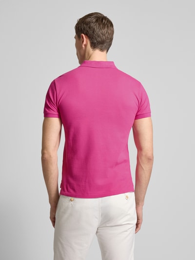 Polo Ralph Lauren Poloshirt mit Label-Stitching Pink 5