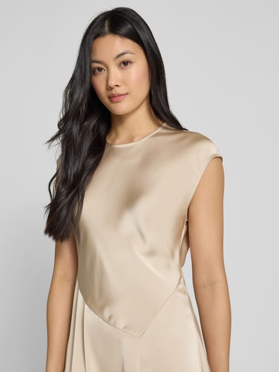 MAX&Co. Midi-jurk met kapmouwen, model 'LEGUME' Zand - 3
