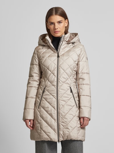 Betty Barclay Steppmantel mit Reißverschlusstaschen Beige 4