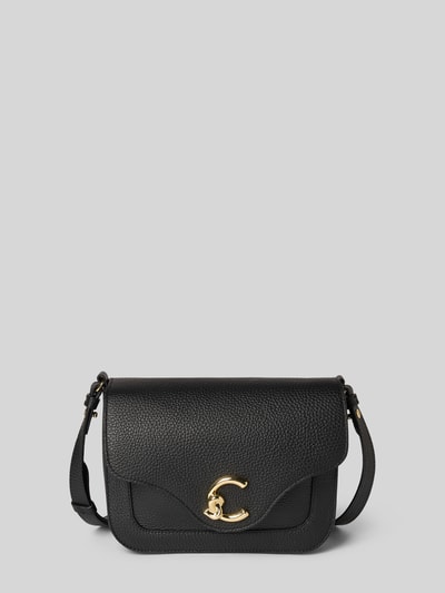 Coccinelle Crossbodytas met labeldetail Zwart - 2