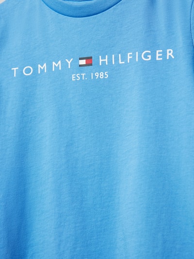 Tommy Hilfiger Kids T-shirt z nadrukiem z logo Błękitny 2