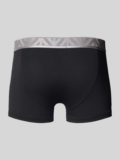 Emporio Armani Trunks mit Label-Bund im 3er-Pack Black 3