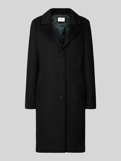 s.Oliver RED LABEL Regular Fit Mantel mit Woll-Anteil Black 2