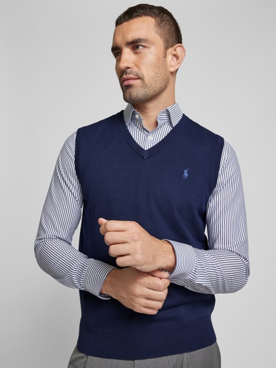 Polo Ralph Lauren Spencer met geribde V-hals Marineblauw - 3