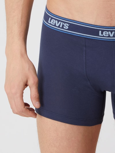 Levi's® Boxershort met stretch in set van 2  Marineblauw - 4