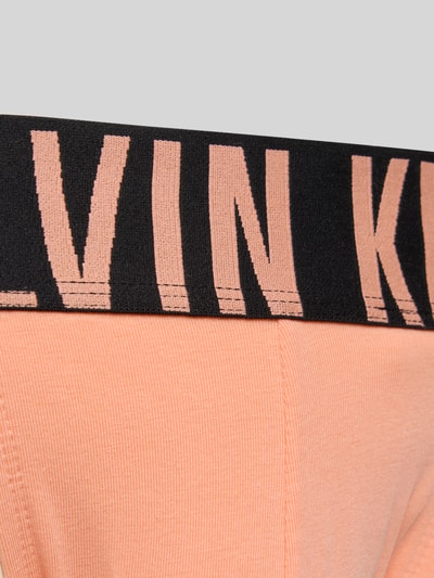 Calvin Klein Underwear Jockstrapy z elastycznym pasem z logo w zestawie 3 szt. Morelowy 2