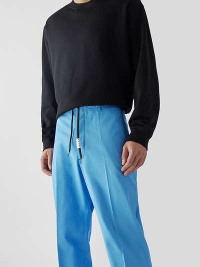 Marni Bundfaltenhose mit Schnürung Türkis 3