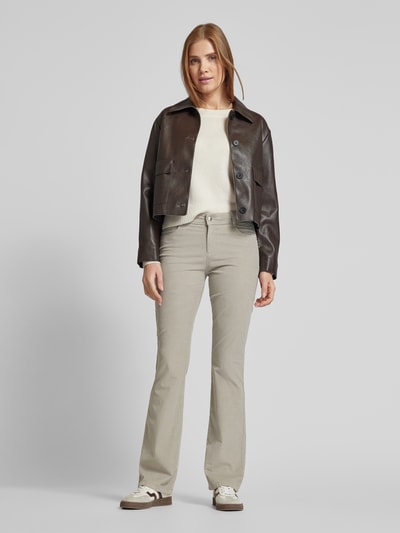 Brax Chino met steekzakken, model 'Style. Shakira' Lichtgrijs - 1