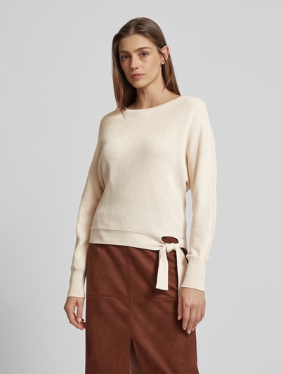 Betty Barclay Strickpullover mit gerippten Abschlüssen Beige 6