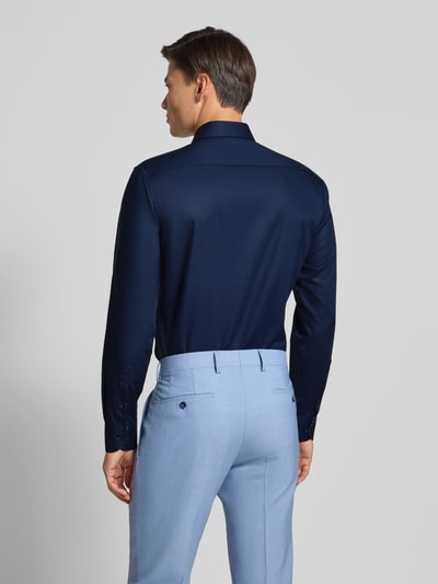 ETERNA Regular fit vrijetijdsoverhemd met kentkraag, model 'Kent' Marineblauw - 5