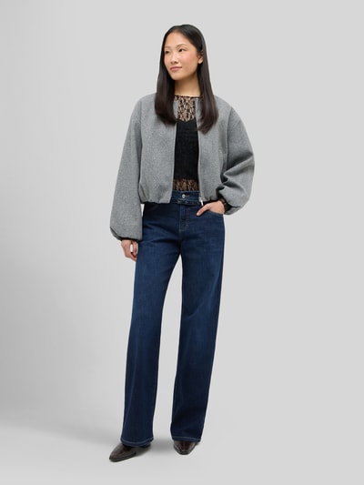 ANGELS Wide Leg Jeans aus Baumwoll-Mix im 5-Pocket-Design Dunkelblau 1