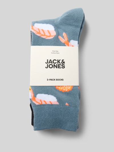 Jack & Jones Socken mit elastischem Rippenbündchen im 3er-Pack Black 3