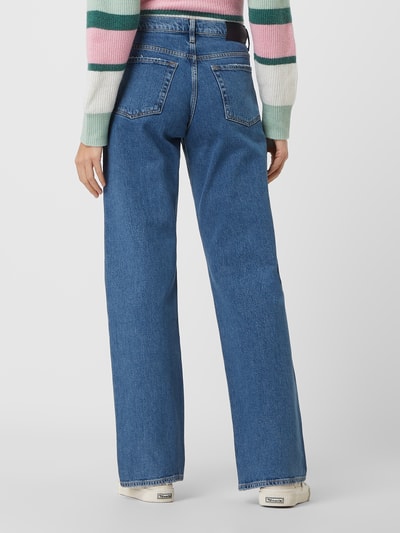 7 For All Mankind Wide leg jeans met stretch, model 'Tess' Blauw - 5