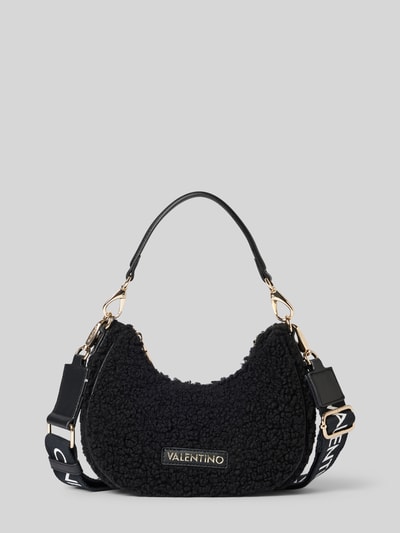 VALENTINO BAGS Torebka z detalem z logo Czarny 1