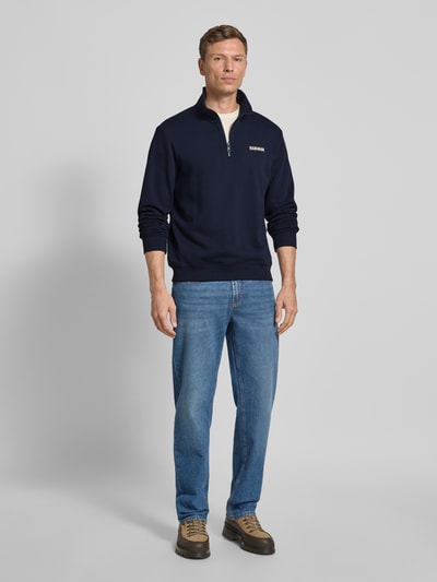 Napapijri Sweatshirt mit Stehkragen Marine 1