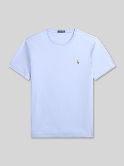 Polo Ralph Lauren regular fit T-shirt van puur katoen Lichtblauw - 2