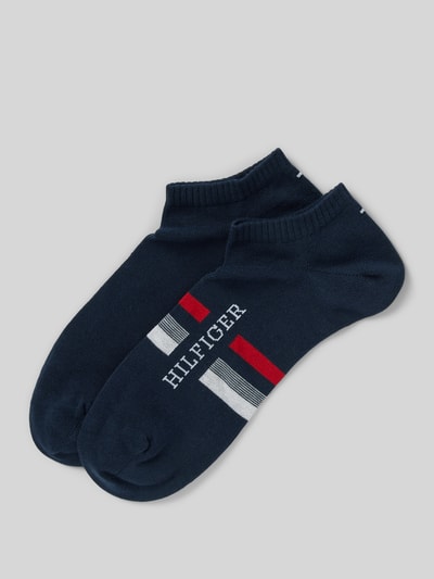 Tommy Hilfiger Socken mit Label-Print im 2er-Pack Marine 1