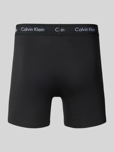 Calvin Klein Underwear Trunks mit Label Bund im 3er Pack black online kaufen