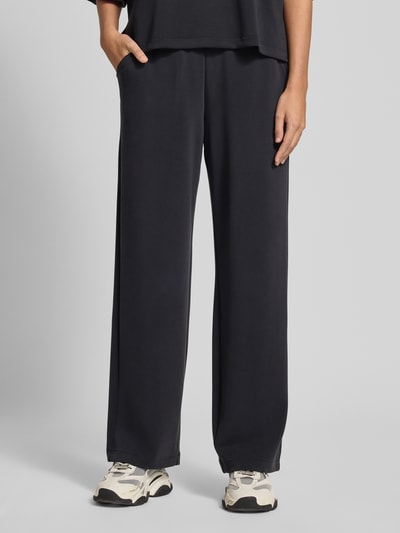 Jake*s Casual Hose aus Modal-Mix mit elastischem Bund Black 4
